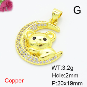 Fashion Copper Pendant  XFPC06993aajl-L024