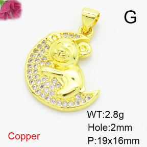 Fashion Copper Pendant  XFPC06995aajl-L024