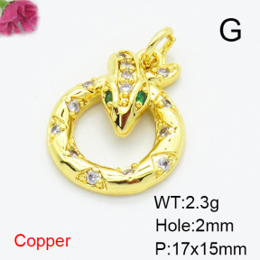 Fashion Copper Pendant  XFPC06999avja-L024