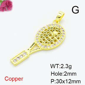 Fashion Copper Pendant  XFPC07003aajl-L024
