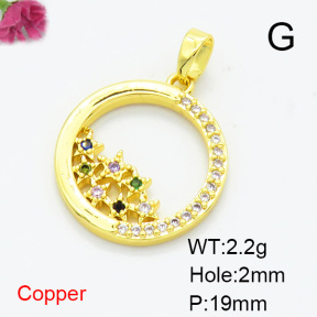 Fashion Copper Pendant  XFPC07009aajl-L024