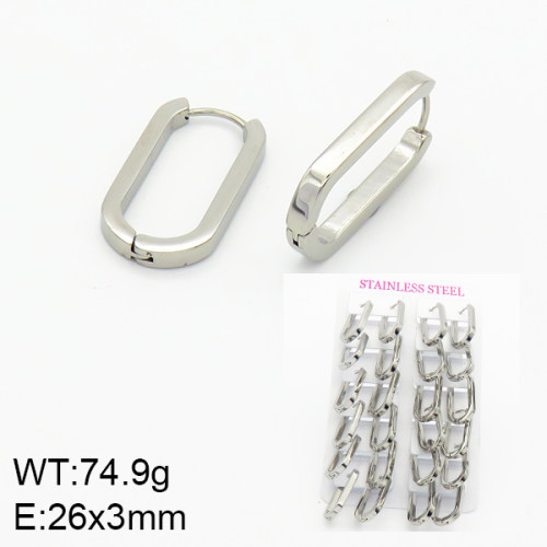 Stainless Steel Earrings  2E2001085ajma-689