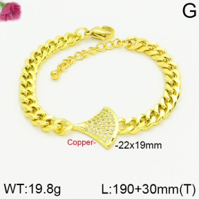Fashion Copper Bracelet  F2B400871bhia-J22