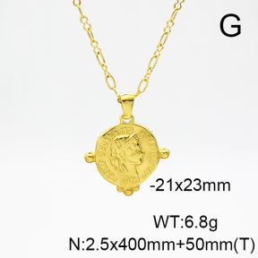 Stainless Steel Necklace  Handmade Polished  GEN000922bhva-066