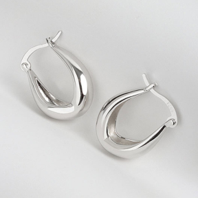 925 Silver Earrings WT:4g 18.3*14mm JE2322ajnl-Y20 PED078