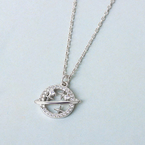 925 Silver Necklace WT:2.8g N:395+40mm
P:14mm JN2370vina-Y20 PXZ111