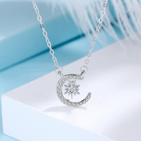 925 Silver Necklace WT:2.02g 400+50mm
P:11.5x11mm JN2529aink-Y23 A171