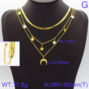 Stainless Steel Necklace  2N2001633ahjb-669
