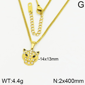 Stainless Steel Necklace  2N4001064bbov-669