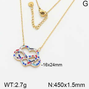 Stainless Steel Necklace  5N4000825bbov-493
