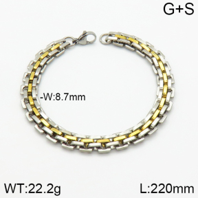 Stainless Steel Bracelet  2B2001353bhbl-452