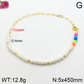 Fashion Copper Necklace  F2N300039bhva-J101