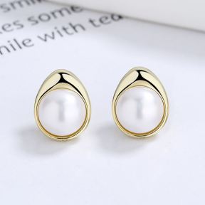 925 Silver Earrings WT:3.3g 9.6*12mm JE2609bijl-Y06 A-14-6
