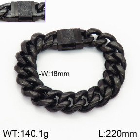 Stainless Steel Bracelet  2B2001379bkab-237