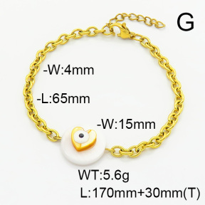 Stainless Steel Bracelet  6B3001866vbll-908