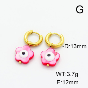 Stainless Steel Earrings  6E3002444bbml-908