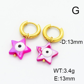 Stainless Steel Earrings  6E3002456bbml-908