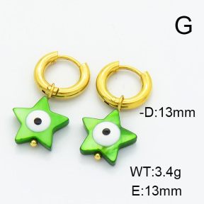 Stainless Steel Earrings  6E3002458bbml-908