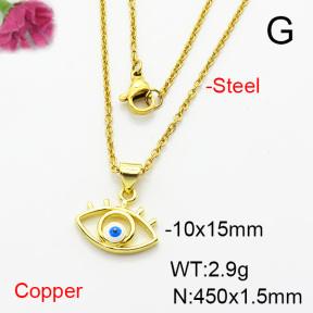 Fashion Copper Necklace  F6N404385vaia-L002