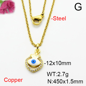 Fashion Copper Necklace  F6N404424vaia-L002