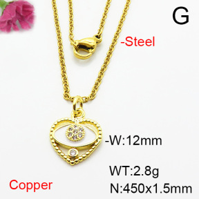 Fashion Copper Necklace  F6N404426vaia-L002
