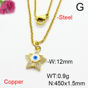 Fashion Copper Necklace  F6N404429vaia-L002