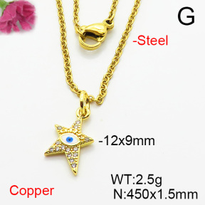 Fashion Copper Necklace  F6N404432vaia-L002