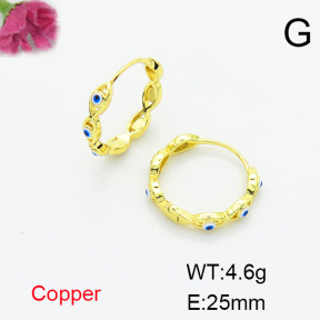 Fashion Copper Earrings  F6E301574ablb-L002