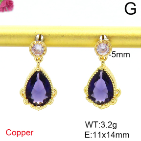 Fashion Copper Earrings  F6E403971ahjb-L036