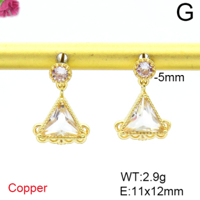 Fashion Copper Earrings  F6E403974ahjb-L036
