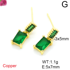 Fashion Copper Earrings  F6E403994bhva-L036