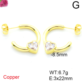 Fashion Copper Earrings  F6E404022vhha-L036