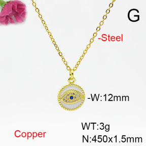 Fashion Copper Necklace  F6N404479vaia-L002