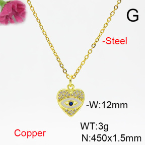 Fashion Copper Necklace  F6N404480vaia-L002