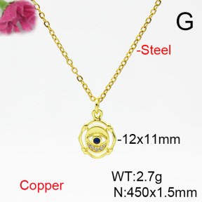 Fashion Copper Necklace  F6N404483vaia-L002