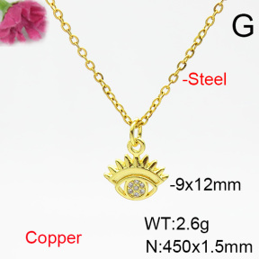 Fashion Copper Necklace  F6N404485vaia-L002