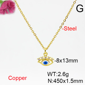 Fashion Copper Necklace  F6N404486vaia-L002
