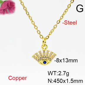 Fashion Copper Necklace  F6N404487vaia-L002