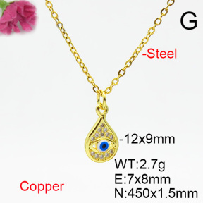 Fashion Copper Necklace  F6N404489vaia-L002