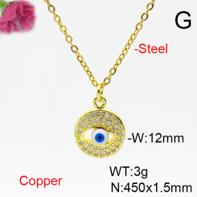 Fashion Copper Necklace  F6N404490vaia-L002