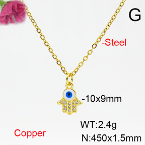 Fashion Copper Necklace  F6N404492vaia-L002