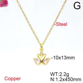 Fashion Copper Necklace  F6N404499vbmb-L036