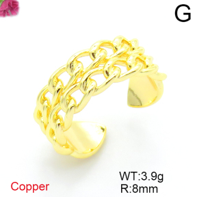 Fashion Copper Ring  F6R200033abol-L036