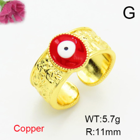 Fashion Copper Ring  F6R300332aajl-L002
