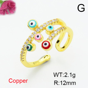 Fashion Copper Ring  F6R300339aakl-L002