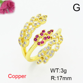 Fashion Copper Ring  F6R401157vbll-L002