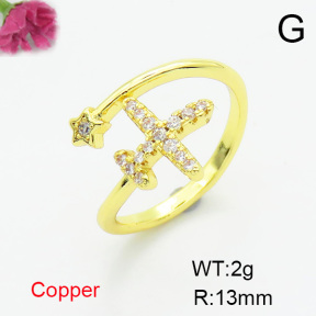 Fashion Copper Ring  F6R401159baka-L002