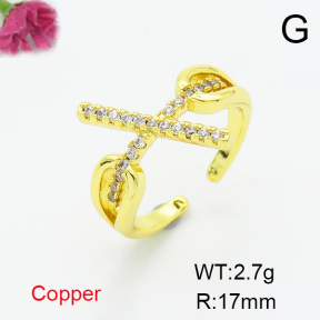Fashion Copper Ring  F6R401160aakl-L002
