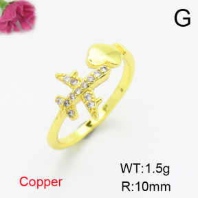 Fashion Copper Ring  F6R401162baka-L002