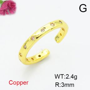 Fashion Copper Ring  F6R401163aajl-L002